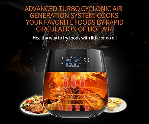 LOUISE STURHLING All-Natural Healthy Ceramic Coated 4.0 Liter Air Fryer